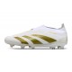 Adidas Predator Elite Snörlösa FG Vit Guld