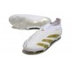 Adidas Predator Elite Snörlösa FG Vit Guld