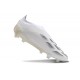 Adidas Predator Elite Snörlösa FG Vit Guld