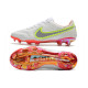 Nike Tiempo Legend 9 Elite FG Fotbollsskor Rawdacious - Vit Röd Rosa