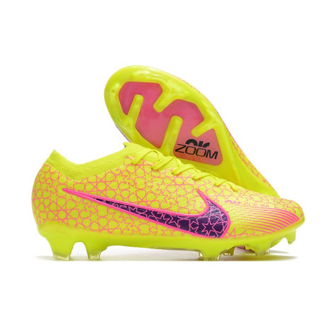 Nike Zoom Mercurial Vapor XV Elite FG Skor Gul Röd 