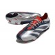 Adidas Predator 24 Elite FG Silver Svart Röd