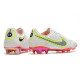 Nike Tiempo Legend 9 Elite FG Fotbollsskor Rawdacious - Vit Röd Rosa