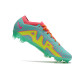 Nike Zoom Mercurial Vapor XV Elite FG Skor Blå Gul Rosa