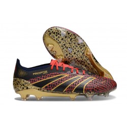 Adidas Predator 24 Elite FG Year Of The Snake -Lucid Red Guld Svart
