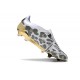adidas Predator Elite Foldover Tongue FG Guld Vit Grå