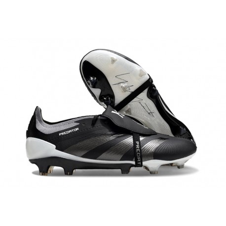adidas Predator Elite Foldover Tongue FG Nightstrike Svart Grå