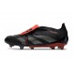 adidas Predator Elite Foldover Tongue FG Svart Grå Röd