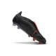 adidas Predator Elite Foldover Tongue FG Svart Grå Röd