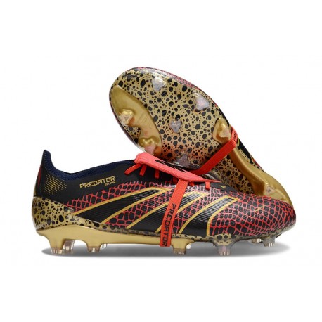 adidas Predator Elite Foldover Tongue FG Year Of The Snake - Röd Guld Svart