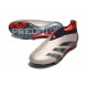 Adidas Predator Elite Snörlösa FG Vivid Horizon - Silver Röd Svart