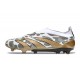 Adidas Predator Elite Snörlösa FG Guld Vit Grå