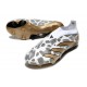 Adidas Predator Elite Snörlösa FG Guld Vit Grå