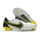 Nike Tiempo Legend 9 Elite FG Fotbollsskor Vit Grå Gul