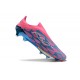 adidas F50 + Laceless FG Blå Vit Rosa