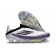 adidas F50 + Laceless FG X Messi Vit Svart Lila