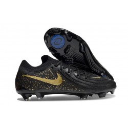 Nike Phantom Luna II Elite L FG Svart Guld