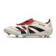 adidas Predator Elite FT FG Fotbollsskor Beige Svart Röd