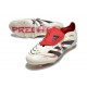adidas Predator Elite FT FG Fotbollsskor Beige Svart Röd