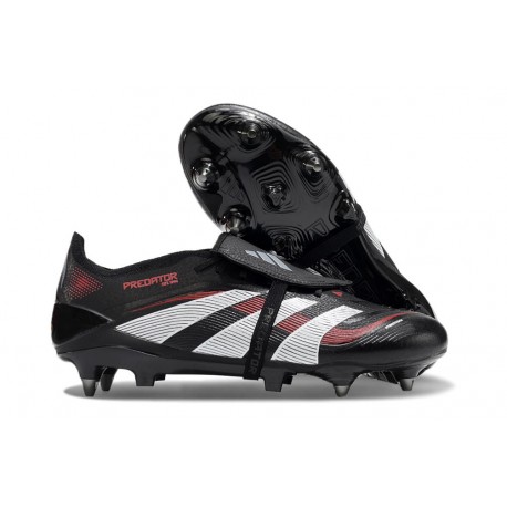 adidas Predator Elite FT FG Fotbollsskor Svart Grå Röd 