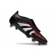 adidas Predator Elite FT FG Fotbollsskor Svart Grå Röd 