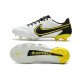 Nike Tiempo Legend 9 Elite FG Fotbollsskor Vit Grå Gul