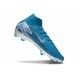 Nike Air Zoom Mercurial Superfly X Elite FG Blå Vit