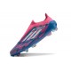 adidas F50 Elite Snörlös FG Fotbollsskor Blå Vit Rosa