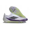 adidas F50 Elite Snörlös FG Fotbollsskor X Messi Vit Svart Lila