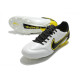 Nike Tiempo Legend 9 Elite FG Fotbollsskor Vit Grå Gul