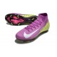 Nike Air Zoom Mercurial Superfly X Elite FG Lila Gul Vit