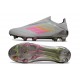 adidas F50 Elite Snörlös FG Fotbollsskor Grå Rosa