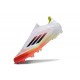 adidas F50 Elite Snörlös FG Fotbollsskor Vit Röd Svart