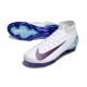 Nike Air Zoom Mercurial Superfly X Elite FG Vit Blå Svart