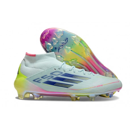 Skor adidas F50 Elite Mid FG Blå Svart Gul