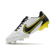 Nike Tiempo Legend 9 Elite FG Fotbollsskor Vit Grå Gul