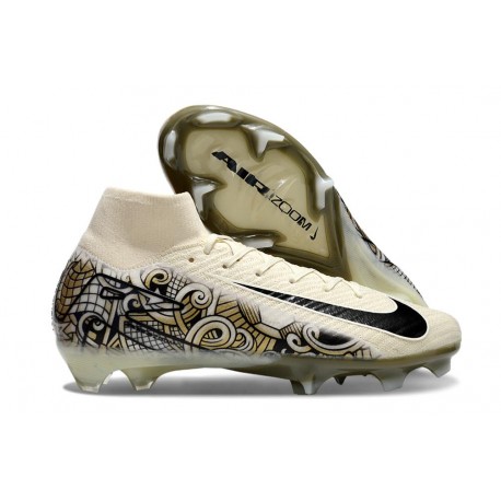 Nike Mercurial Superfly 10 Elite FG Beige Svart