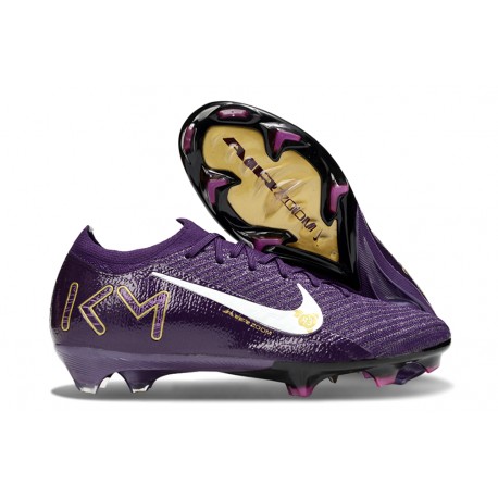Nike Zoom Mercurial Vapor XVI Elite FG MBAPPE Lila Vit