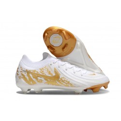 Nike Phantom Luna II Elite L FG Vit Guld