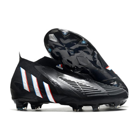 adidas Predator Edge+ Fg Skor Edge of Darkness - Svart Vit Röd