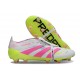 adidas Predator Elite FT FG Fotbollsskor Vit Rosa Gul