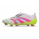 adidas Predator Elite FT FG Fotbollsskor Vit Rosa Gul