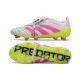 adidas Predator Elite FT FG Fotbollsskor Vit Rosa Gul