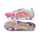 Skor adidas Predator Elite Foldover Tongue FG Vit Rosa
