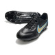 Nike Tiempo Legend 9 Elite FG Fotbollsskor Svart Guld Blå