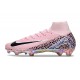 Nike Air Zoom Mercurial Superfly X Elite FG Rosa Svart