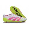 Adidas Predator 2025 Elite FG Vit Rosa Gul