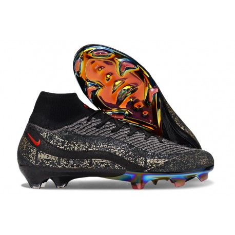Nike Air Zoom Mercurial Superfly X Elite FG AM95 Svart