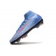 Nike Air Zoom Mercurial Superfly X Elite FG Blå Röd