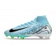 Nike Air Zoom Mercurial Superfly X Elite FG Grön Svart Vit 